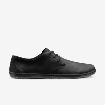 Black Men's Vivobarefoot Ra II Work Shoes | Philippines 0117DFMN